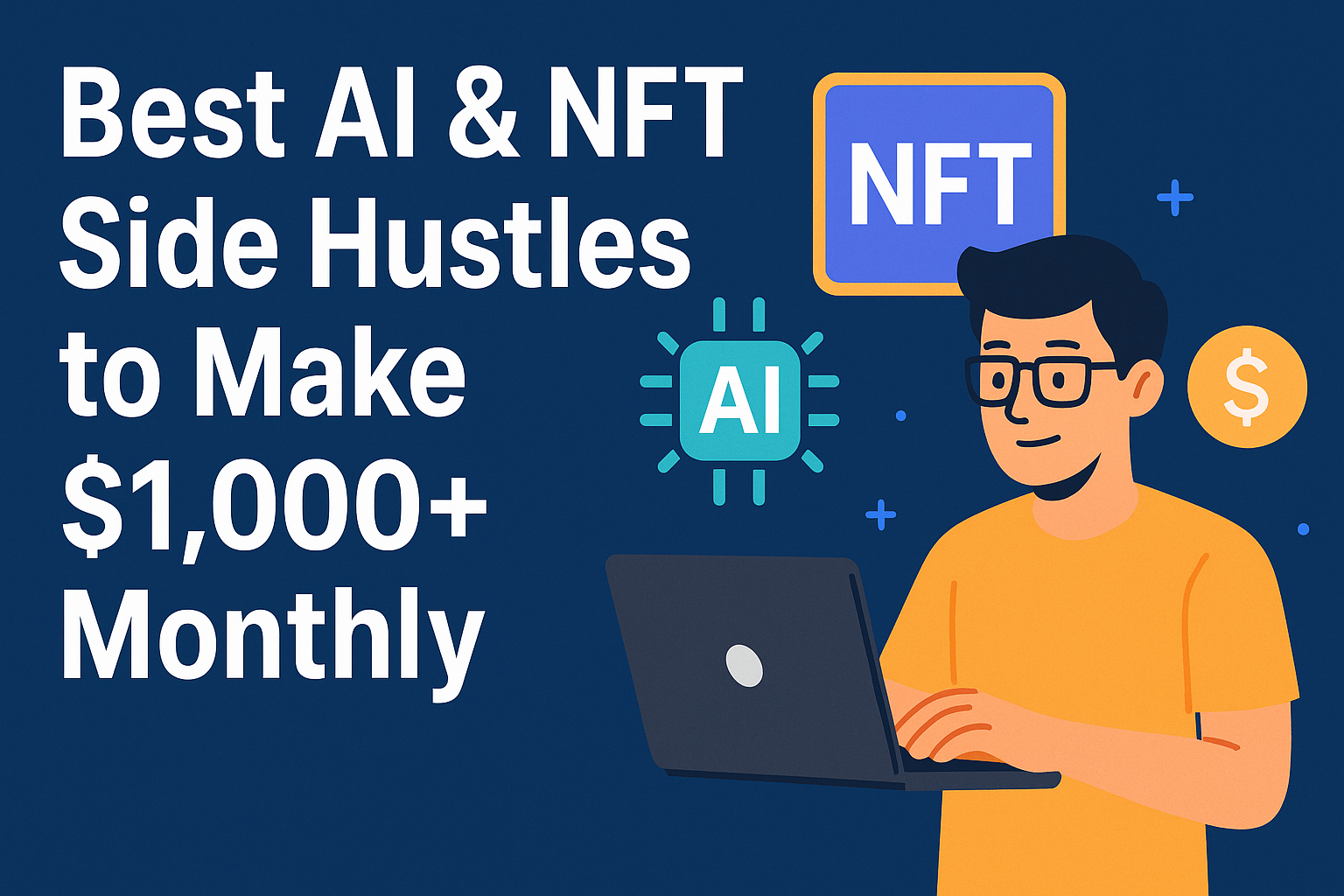Read more about the article Best AI & NFT Side Hustles to Make $1,000+ Monthly