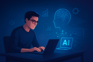 AI Freelancer Working Remotely on AI Projects